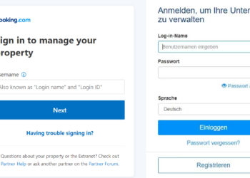 booking com login