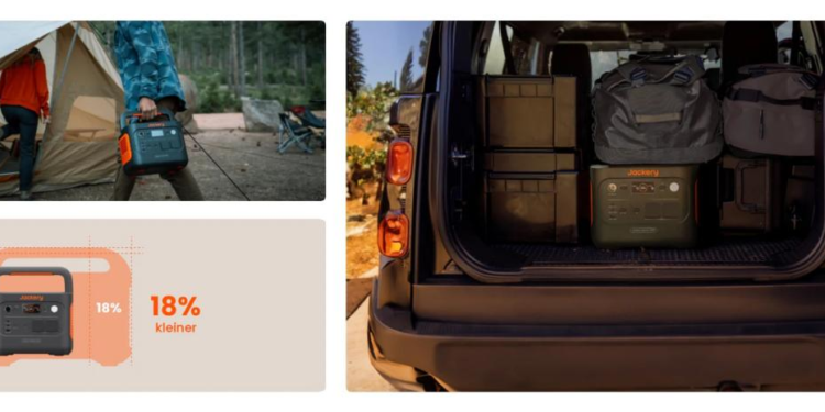 Camping in Deutschland mit solarem Stromaggregat